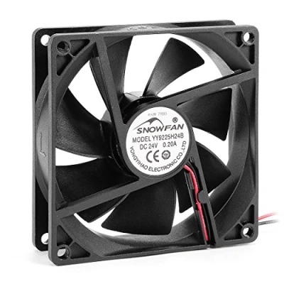Image of sourcing map 92mm x 25mm 9225 24V DC Cooling Fan with Long Life Dual Ball Bearings