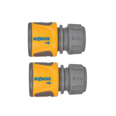 Image of Hozelock Soft Touch Hose End Connector Twin Pack