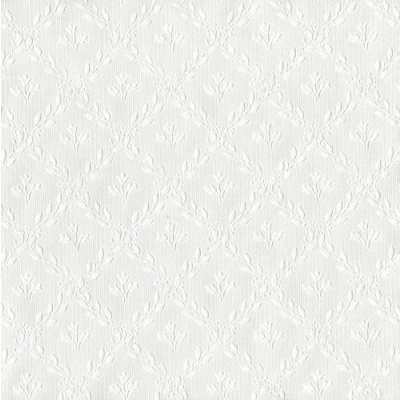 Image of Anaglypta Paintable Wallpaper Duplex Embossed Easy Apply Flowers Luxury Hamnett
