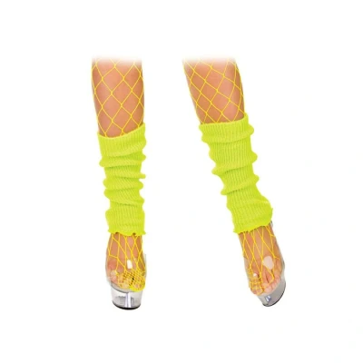 Image of Neon Yellow Leg warmers