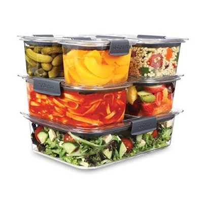 Image of Sistema Brilliance 6 Piece Food Storage Set with Lids, Plastic