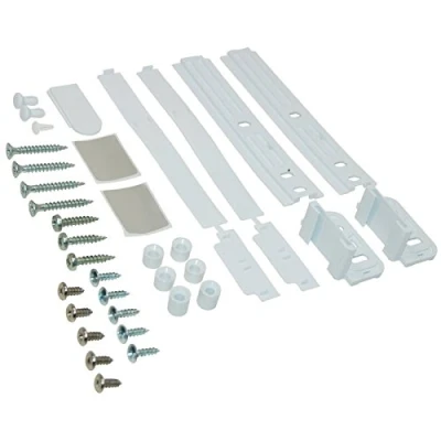 Image of SPARES2GO Decor Door Slider Fixing Kit for Candy Fridge Freezers