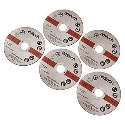 Image of Amtech V1042 5 Piece 115mm (4.5&quot;) Metal Cutting disc Set