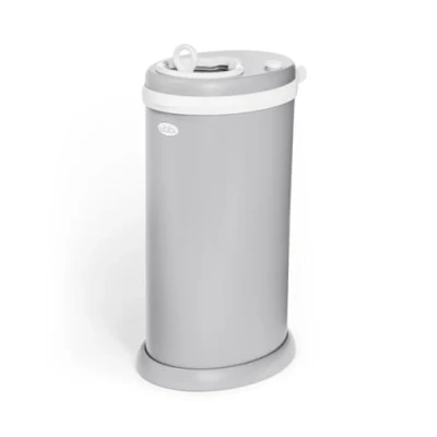 Image of Ubbi Steel Odour Locking Nappy Disposal Bin, No Special Bag Required Money Saving, Awards Winning, Modern Design Registry Must Have Matte Grey