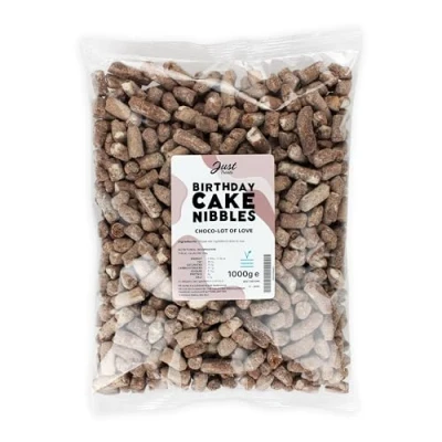 Image of Just Treats Birthday Cake Choc Nibbles (1kg Party Bag)