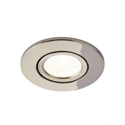 Image of Spa 3 Pack Adjustable FireRated 4000k LED Recessed Downlight Black Chrome IP65