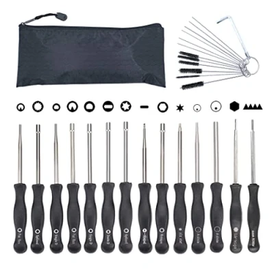 Image of Hippotech 14 Pcs Carburetor Adjustment Tool Screwdriver Kit with Cleaning for Common 2 Cycle Carburator Adjusting Small Engine Carb Tune up
