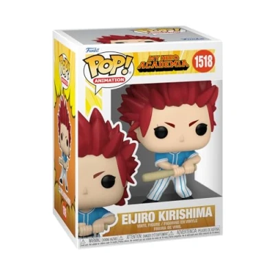 Image of Funko POP! Animation: My Hero Academia (MHA) League Baseball Eijiro Kirishima Collectable Vinyl Figure Gift Idea Official Merchandise Toys for Kids &amp; Adults Anime Fans