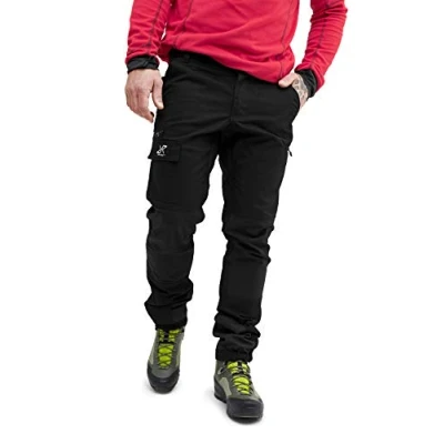 Image of RevolutionRace Men&#039;s Nordwand Trousers, Durable Trousers for Hiking, Walking, Exploring and All Other Outdoor Activities, Black, S