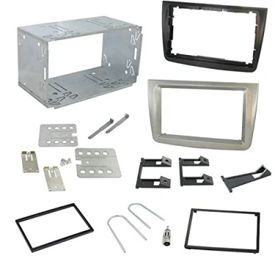 Image of Sound way Double din car radio stereo installation kit fascia adapter Alfa Romeo Mito 2008 2 grey
