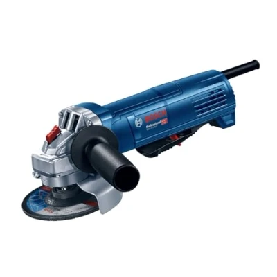 Image of Bosch Professional Angle Grinder GWS 9 115 P (110V, 900 W, Including Auxiliary Handle, Backing Flange, Locking nut, Protective Guard, Two Hole Spanner, in Cardboard Box)