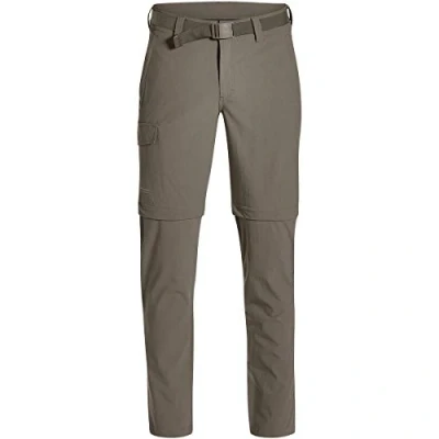 Image of maier sports Men&#039;s Torid Slim Zip Hiking Trousers, Off Outdoor Pants, Breathable Trekking fit Teak