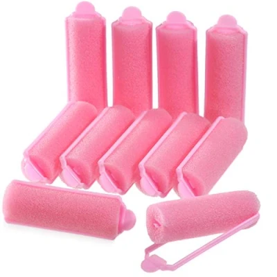 Image of 36 Pieces Foam Sponge Hair Rollers Flexible Sleeping Curlers Soft Hairdressing for Women Girls Styling