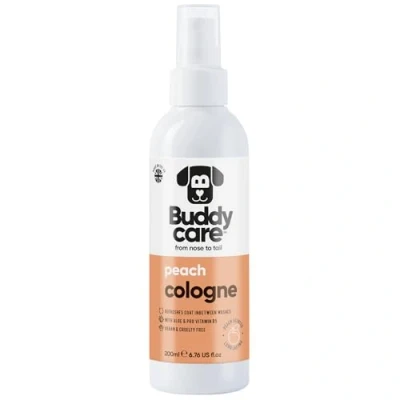 Image of Buddycare Dog Cologne Peach 200ml Fruity and Bold Scented Refreshes Between Washes