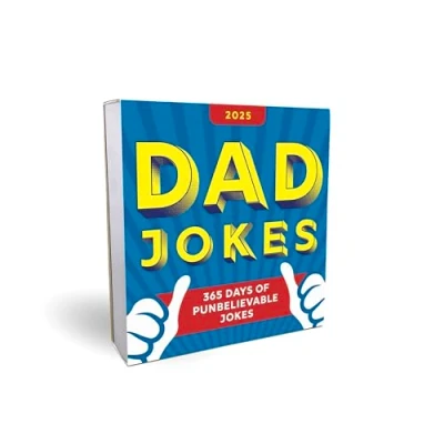 Image of 2025 Dad Jokes Boxed Calendar: 365 Days of Punbelievable (World&#039;s Best Collection)