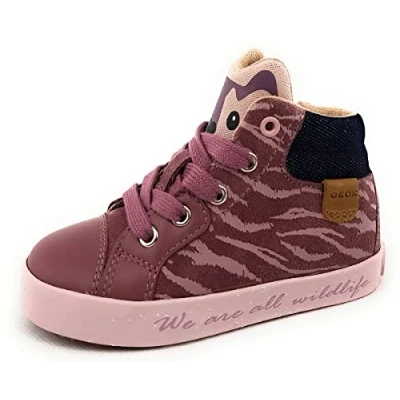 Image of Geox Baby Girls B Kilwi Girl C Sneaker, Rose Smoke, 8.5 UK