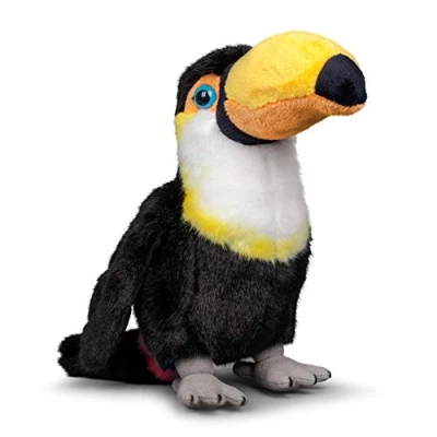 Image of Animigos World of Nature 24cm Plush Toucan Soft Toy, 37249