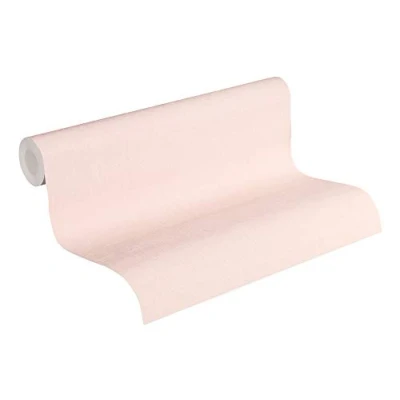 Image of Livingwalls Plain Wallpaper Metropolitan Stories Non Woven 10.05 m x 0.53 Pink Made in Germany 369252 36925 2