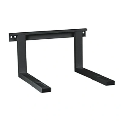 Image of PureMounts MWH 01 Universal Microwave Bracket for Wall Mounting Adjustable Length 385 535 mm Boom Width 43 cm Maximum Load 35.0 kg Black