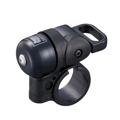 Image of CatEye Oh 1500 Nido Bell Black Bike Bicycle with Loud Crisp Clear Sound, Road and Mountain Adults Kids