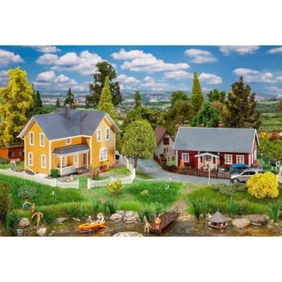 Image of Faller FA130604 2 Schwedenhäuser Model kit, Various