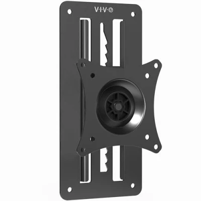 Image of VIVO Height Adjustable 17 to 32 inch Single Monitor Articulating Wall MOUNT for Standing Workstations, Fits 1 Screen with Max VESA 100x100mm, Black, VW01A