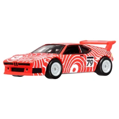Image of Hot Wheels Premium BMW M1 PROCAR, Car Culture Circuit Legends Vehicles for Kids 3 Years Old &amp; Up and Adult fans Collectors, Collection of 1:64 Scale Vehicles, HKC79