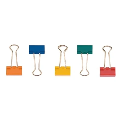 Image of Q Connect Foldback Clip 24mm Assorted (Pack of 10)