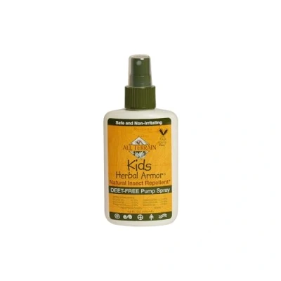 Image of Kids Herbal Armor DEET Free Pump Spray 4oz. Insect Repellent, Plant Based and All Natural Bug Safe for Family Pets, Mosquito Protection