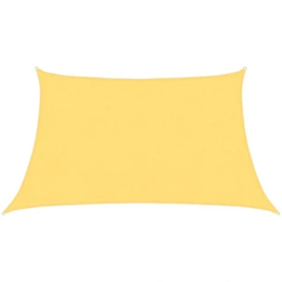Image of vidaXL Sunshade Sail 160 g/m² Beige 3/4x2 m HDPE