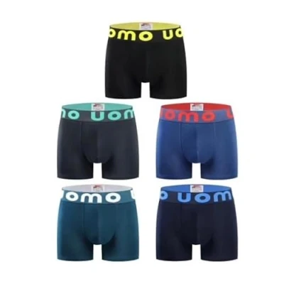 Image of Diffusion Men&#039;s 6 Pack Boxer Shorts Underwear Hipster Underpants Cotton Multi S XL (M (33 35 in))