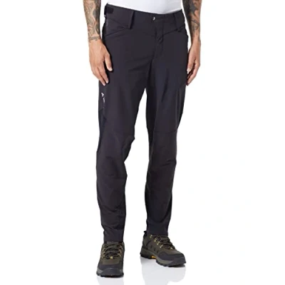 Image of VAUDE Men&#039;s Qimsa Light Softshell Trousers, Plain Black, XL