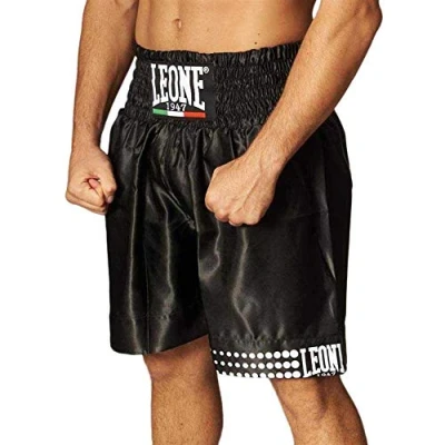 Image of LEONE 1947, Boxing Shorts, Unisex Adult, Black, M, AB737