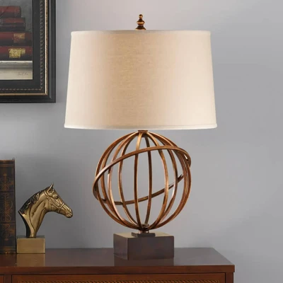 Image of Spencer 1 Light Table Lamp Firenze Gold, E27