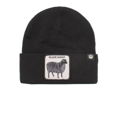 Image of Goorin Bros. Beanie Hat with Cuff, Animal Farm Hats, Autumn / Winter, Black Sheep, One size