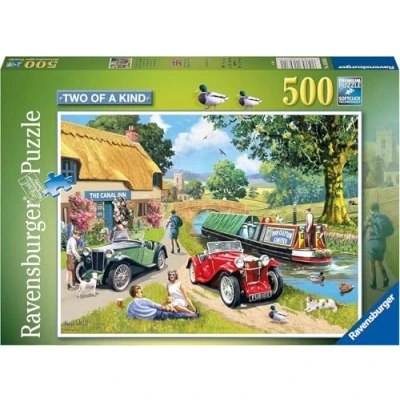 Image of Ravensburger Two of a Kind 500 Piece Jigsaw Puzzle for Adults and Kids Age 10 Years Up