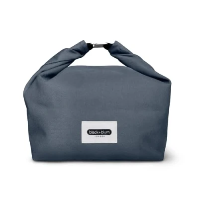 Image of Black+Blum Insulated Lunch Bag, 6.7L Leak Proof Bag for Adults and Kids with Roll Top Construction Made Recycled PET BPA Free Food On The Go, Slate