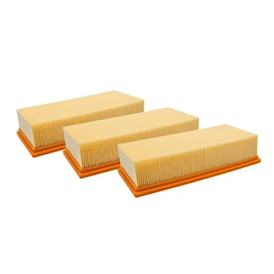 Image of vhbw 3x Flat Pleated Filter like 6.904 283.0 Kärcher Wet/Dry Vacuum Cleaner IVC 60/24 2 Ap, 60/30 Ap M Z22