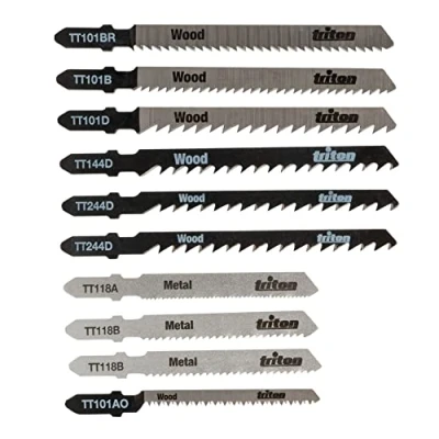 Image of Triton Jigsaw Blade Set 10pce Wood / Metal