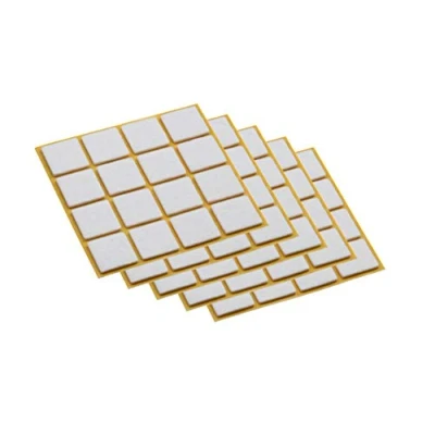 Image of Meister Felt Glider self adhesive, 22 x mm, white, 80 pieces, 644956