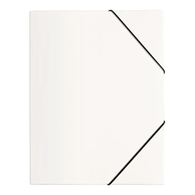 Image of Pagna 21613 Elasticated Folder 3 Flaps Polypropylene A4 White Ref