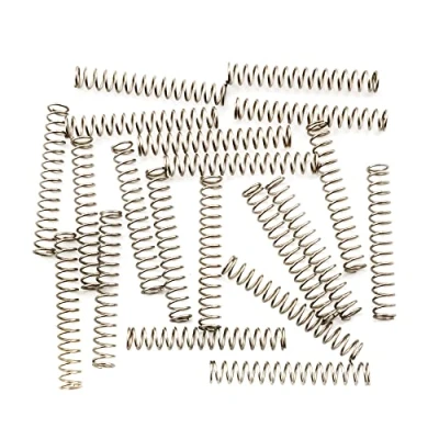 Image of Musiclily Pro 4.5X30mm Stainless Steel Springs for Electric Guitar Bass Bridge Saddle, Original Color (Set of 20)