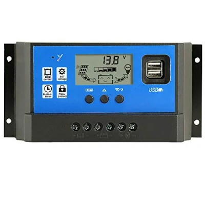 Image of Y&amp;H 60A 12V/24V Solar Panel Charge Controller Intelligent Regulator USB Port 5V Light Timer Control LCD Display