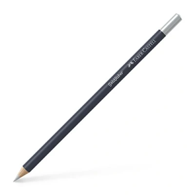 Image of Faber Castell Creative Studio Goldfaber Colour Pencil, (192), Silver, Single For Art, Craft, Drawing, Sketching, Home, School, University, Colouring