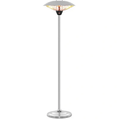 Image of TROTEC IRS 2520 Industrial Design Floor Heater, Infrared, 2 Heat Levels: 1,250 W / 2,500 W, Aluminium/Stainless Steel