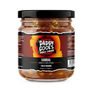 Image of Sambal Chinese &amp; Malaysian Daddy Cool&#039;s Chilli Sauce Medium 190ml