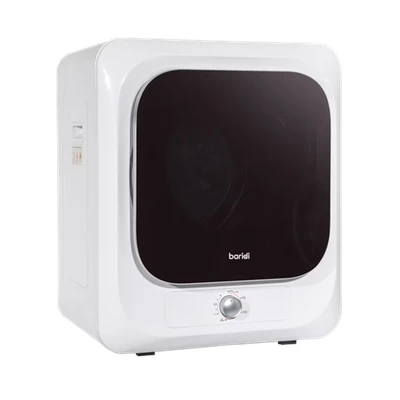 Image of Baridi Small Tumble Dryer, Portable, 2.5kg, Vented, Perfect for Counter Top or Wall Mounted Use with Mechanical Controls, Compact, Mini Spin Dryer