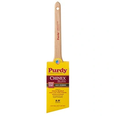 Image of 2 1/2&quot; Purdy 144580925 Chinex Elite Dale Paint Brush, Angle Sash, Rattail