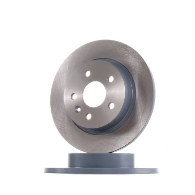 Image of 00569072, 00569074, 0569072, 0569074, 095516915 Brake disc FEBI BILSTEIN 39185 Rear Axle 268mm 12mm 5 Hole 105mm solid Coated VAUXHALL: Astra Mk6