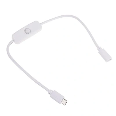 Image of Oadnijuie Micro USB Extension Cord With 501 On/Off Switch For And Other Powered Devices Power Cable